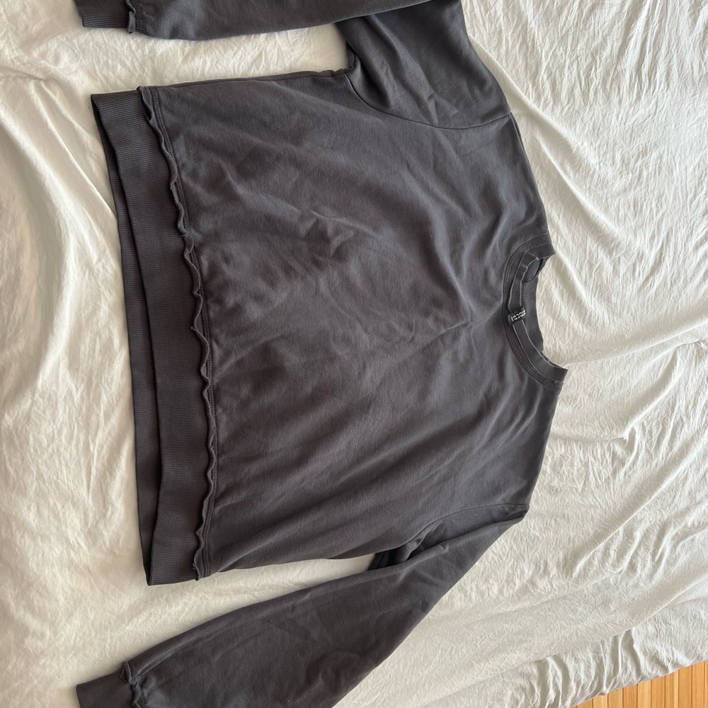 Black Crew Neck Women's Top